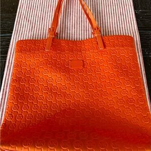 Michael Kors Orange Tote Purse